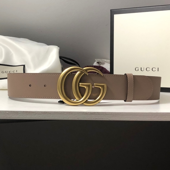 gucci taupe belt